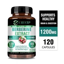 Berberine Extract 1200mg - High Absorption, Heart Health, Blood Sugar Support