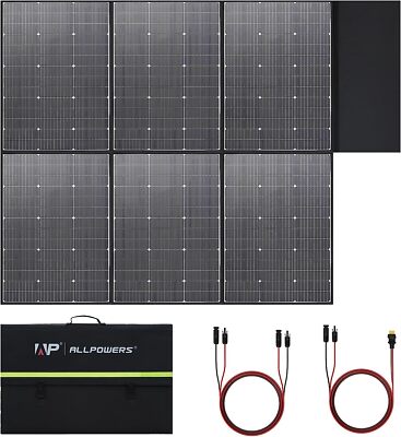 ALLPOWERS Faltbares Solarpanel 600W 400W 200W 140W 100W Solarmodul Solarladeger