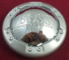 Boss Motorsports Wheels Chrome / Silver Custom Wheel Center Cap (1)