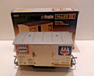 Faller Etrain - 3636 - Spur 0 - Güterwagen Kühlwagen IGLO - unbespielt, OVP