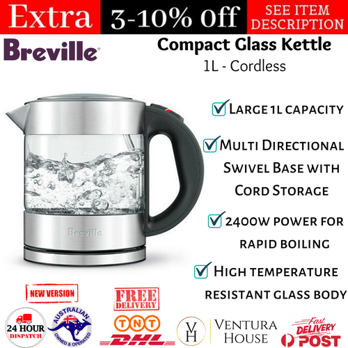 Breville 1L Compact Glass Electric 