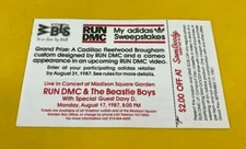 BEASTIE BOYS ADIDAS RUN DMC CLASSIC HIP-HOP 80's Together Forever Tour RARE NM