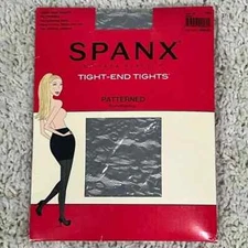 Spanx by Sara Blakely Tight-End Tights Frost Patterned Size A NWT