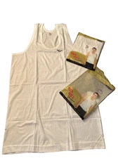 NEW 2X RED HILL CONTINENTAL FINE VESTS 100% COTTON 46/115CMS (MENS XL USA) READ