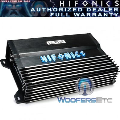 HIFONICS A1200.4 ALPHA 1200W RMS 4CHANNEL 2400W MAX COMPONENT SPEAKERS AMPLIFIER
