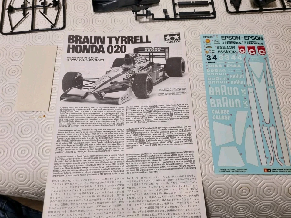 Tyrrell Honda 020 Tamiya 1/20 - Immagine 2 di 4