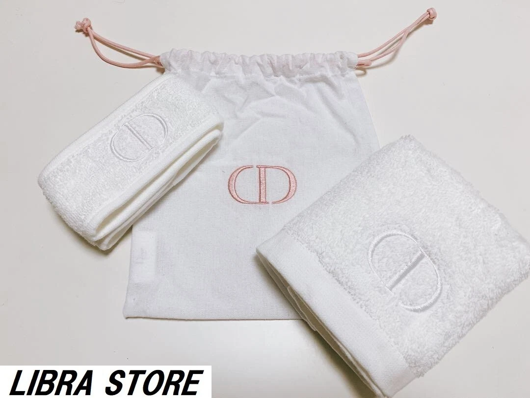 RARE ensemble serviette, bandeau et pochette Christian Dior non en vente du JAPON