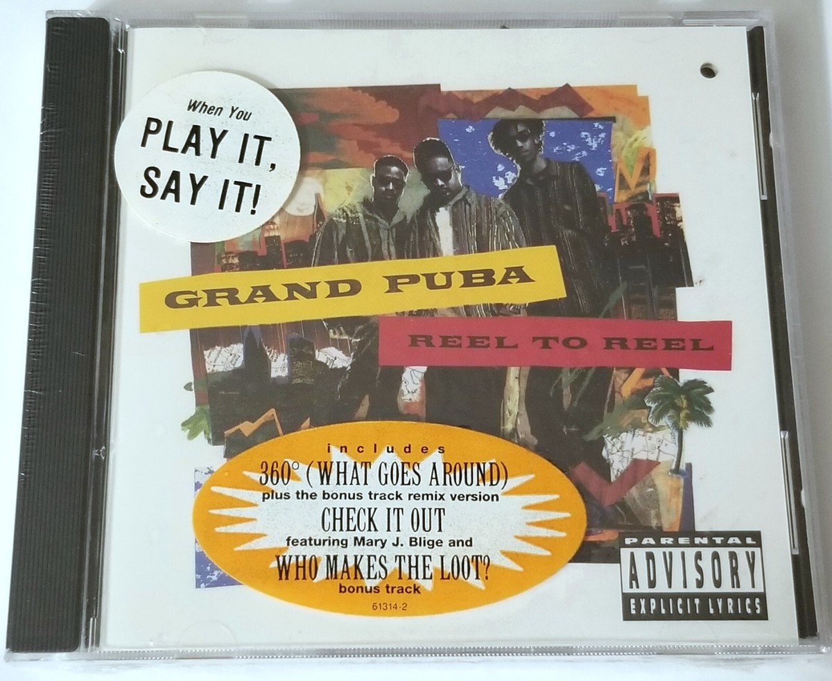 GRAND PUBA SEALED 1992 CD REEL TO REEL RAP MARY J BLIGE