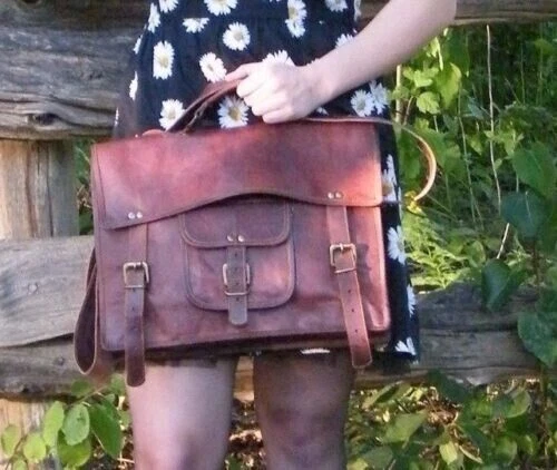 Porte documents pour hommes en cuir suprême sac à bandoulière d'affaires sacoche de messager sacoche pour ordinateur portable