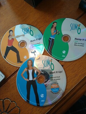 Debbie Siebers' Slim In 6 (3 DVDs, 2010) Full Program Beachbody EN/SP Discs Only