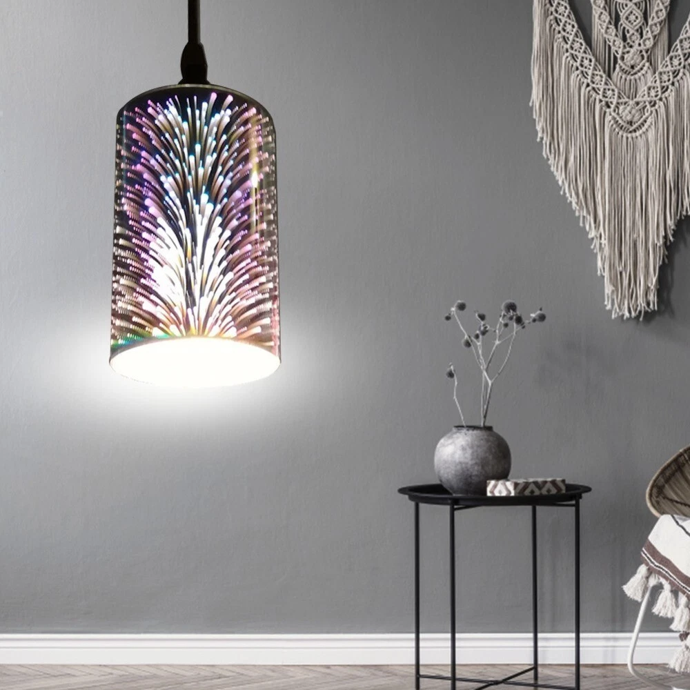 Creativity LED Ceiling Lamp Chandelier 3D Glass Colorful Fireworks Pendant Light
