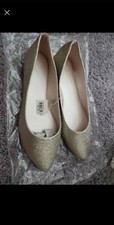 David's Bridal Gold Pointed Flat - New w/ Tag - Women's 10