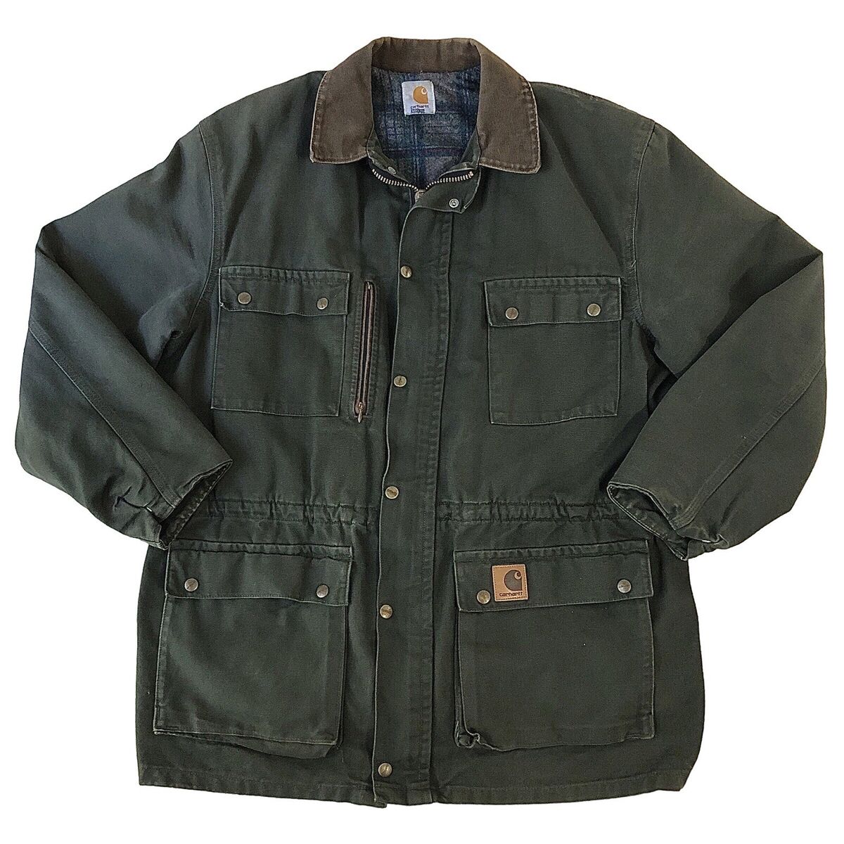 Vintage Carhartt Jacket Mens Size XL Green Chore Work Vintage Carhartt Jacket Mens Size XL Green Chore Work