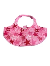 American Girl Tote Bag 2-DOLL CARRIER Travel Carry Case Pink Stars Pre-owned