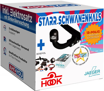 AHK HOOK für Ford C-Max / Grand 10-19 starr + 13-pol JAEGER ES SPEZ