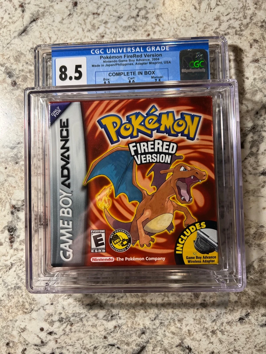 Fire Red Nintendo Boy Advance COMPLETE IN (CIB) CGC 8.5 | eBay