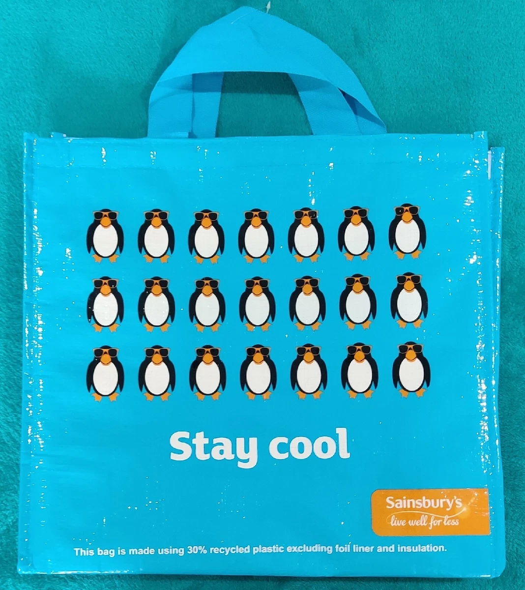 SAINSBURYS Stay Cool Cooling Shopping Bag Picnic Camping Food Ice