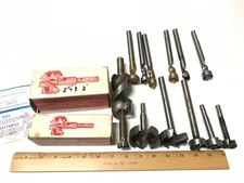 Milwaukee & Others Lot of 15 Forstner USA Heavy Duty Cutting Drill Bits