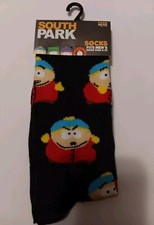 South Park Cartman Black Character Crew Socks 1 pair Mens Size 6-12