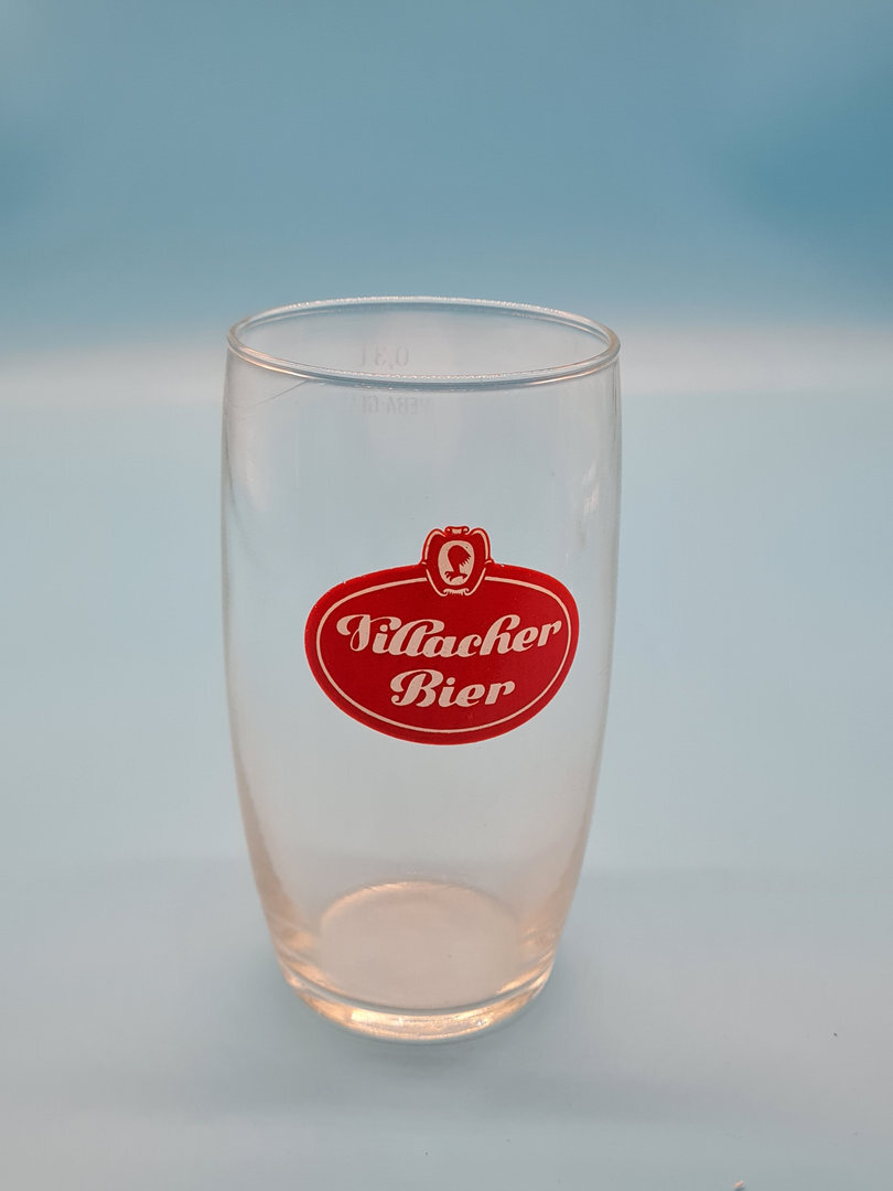 Villach Brauerei Bierglas Bier Glas alt Pils 0,3l