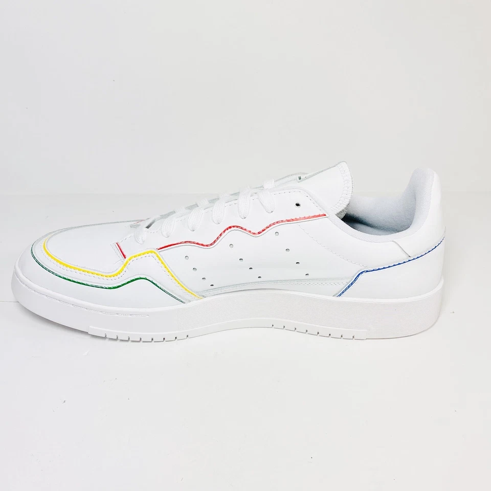 New adidas Supercourt Men’s Sneakers White Team Royal Blue Size 12 - Image 4 of 4