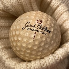 Vintage Jack Nicklaus Golf Ball Champion 1 Crown 1960  s Liquid Center MacGregor