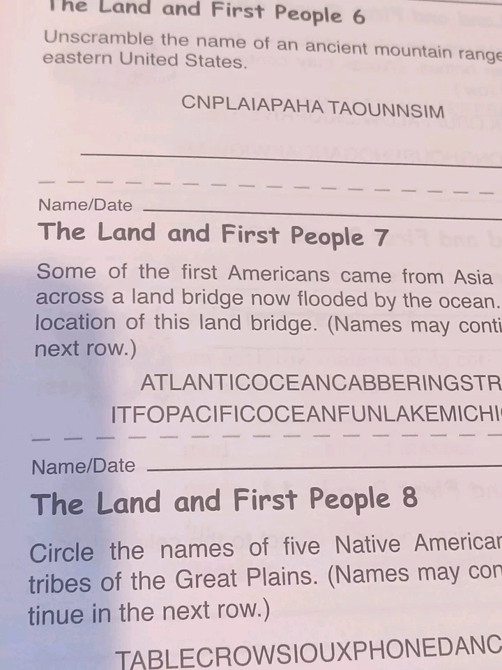 Homeschooling U S History Grades 4-8 Short Daily Warmups For The Classroom - Image 4 of 4