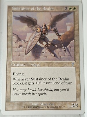 Sustainer of the Realm - 7th Edition Core Set - Magic the Gathering MTG Nice!