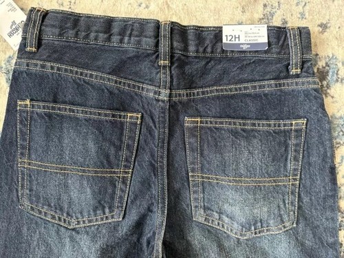 NEW Oshkosh B’gosh Classic E-Z Adjust Waist Denim Jeans Boys Size 12 H - Picture 8 of 12