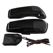 Saddlebag Lids Speaker Cutouts Fit For Harley Touring Road King Glide 2014-2023
