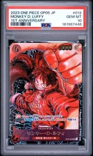 2023 ONE PIECE JAPANESE OP05-AWAKENING OF THE NEW ERA MONKEY D. LUFFY PSA 10