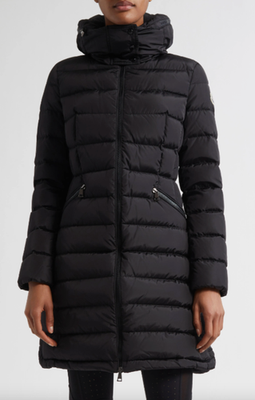 NEW, MONCLER Flammette Down Coat in black Size 3 #DC431 | eBay