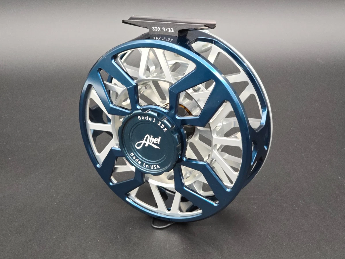 Abel SDX Fly Reel - Size 9/11 - Custom Deep Blue w/Platinum Spool