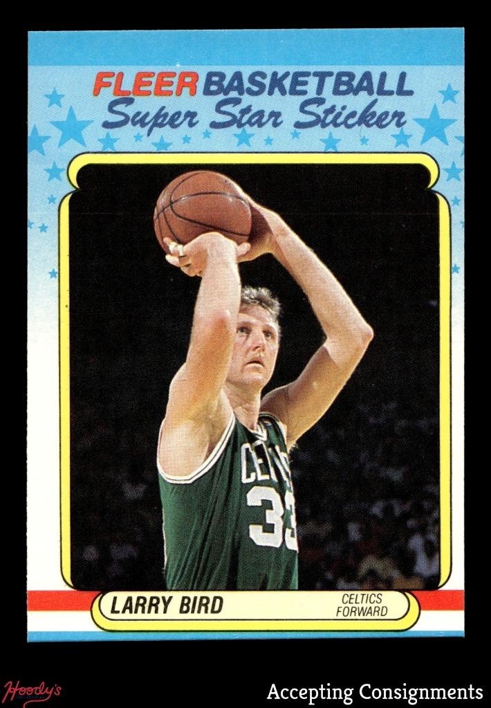 1988-89 Fleer Stickers #2 Larry Bird CELTICS