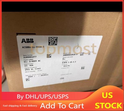 ACS880-01-045A-3 brand new ABB frequency converter with box, free shipping