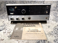 LAFAYETTE COMSTAT 25B Vintage 60's 23 Channel CB Transceiver w/OG Manual PARTS