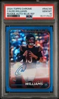 24 Topps Chrome -Rookie Auto Caleb Williams #RA-CWI Blue Refractor /150 (AU, RC)