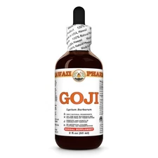 Goji (Lycium Barbarum) Tincture, Organic Dried Berry Liquid Extract
