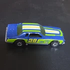 Hot Wheels Ford Torino Stocker #38 Diecast Racing Car 1:64 Blue/Green Vintage