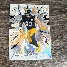 Topps Chrome 2026 Jack Sawyer RC Steelers Football Rookie Card #180. rookie card picture