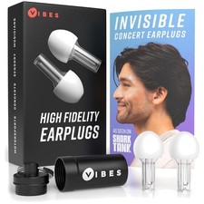 Comfortable In-Ear High Fidelity Ear Plugs for Live Events