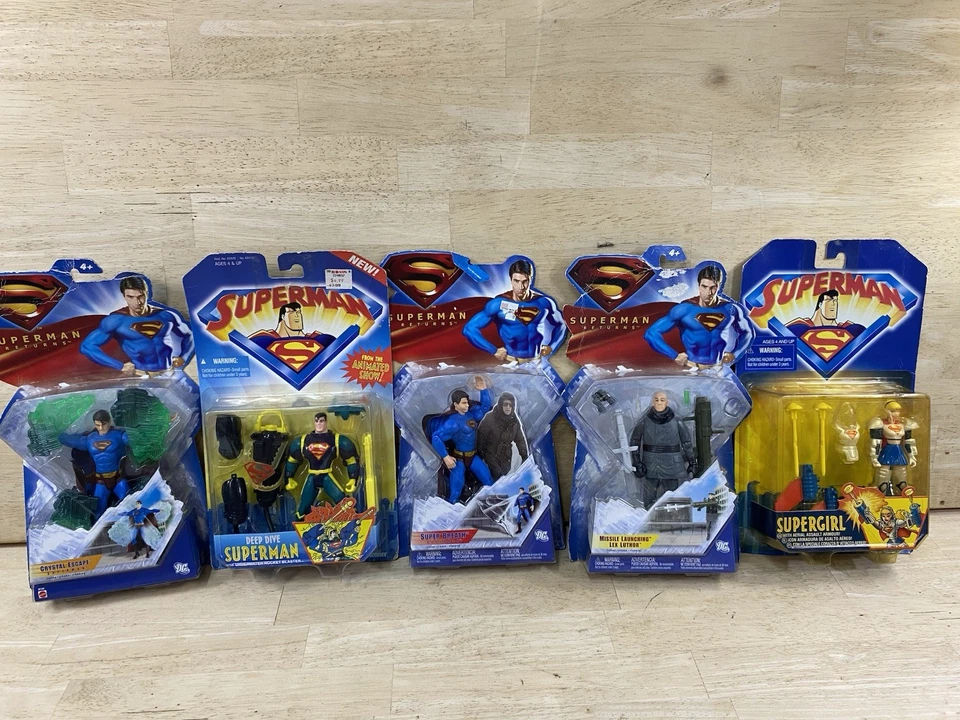 NEW 1990s Superman Superwoman Villains Action Figure Lot Of 5 (FREE SHIPPING) - Image 3 of 4