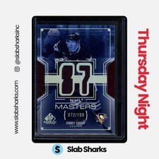 2025 UPPER DECK SP GAME USED #NM-22 SIDNEY CROSBY NHL MASTERS JERSEY /199