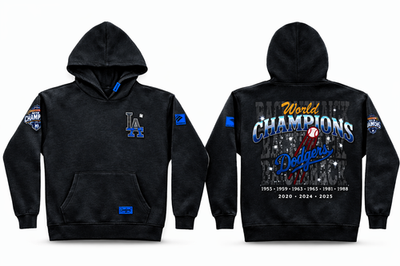 Dodgers Back to Back Champions Hoodie XL 3/30 Giveaway NEW SEALED