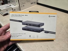 SEALED Alogic USB-C 12-in-1 Dual Display Mini Dock MV2 DUCDMV2