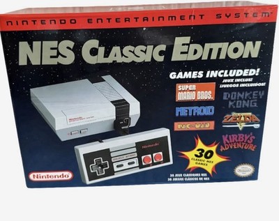 Nintendo NES Classic Edition Mini Console Built-In Games HDMI. Bonus controller