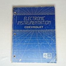 Chevrolet Electronic Instrument Manual 19010....