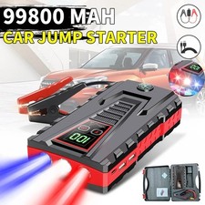 99800mAh Car Jump Starter Pack Booster Battery Charger Emergency Power Bank UK