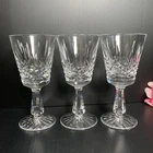 WATERFORD - VTG Crystal Kylemore Claret Wine Glasses - Set of 3