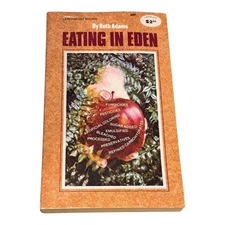 Vintage Eating in Eden Ruth Adams Nutrition Book Paperback 1974 Larchmont Books